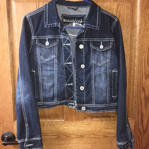 Maurices Jackets & Blazers - Maurices Cropped Denim Jacket | Med EUC
